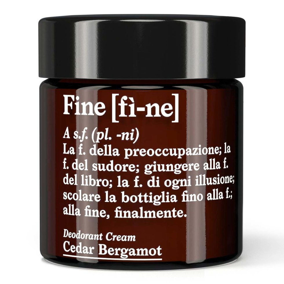 Fine Cosmetic Cedar Bergamot Deodorant Cream