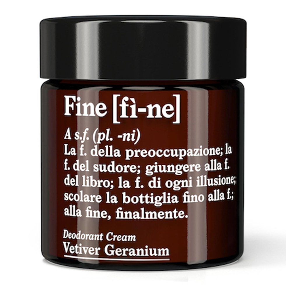 Fine Cosmetic Vetiver Geranium Deodorant Cream