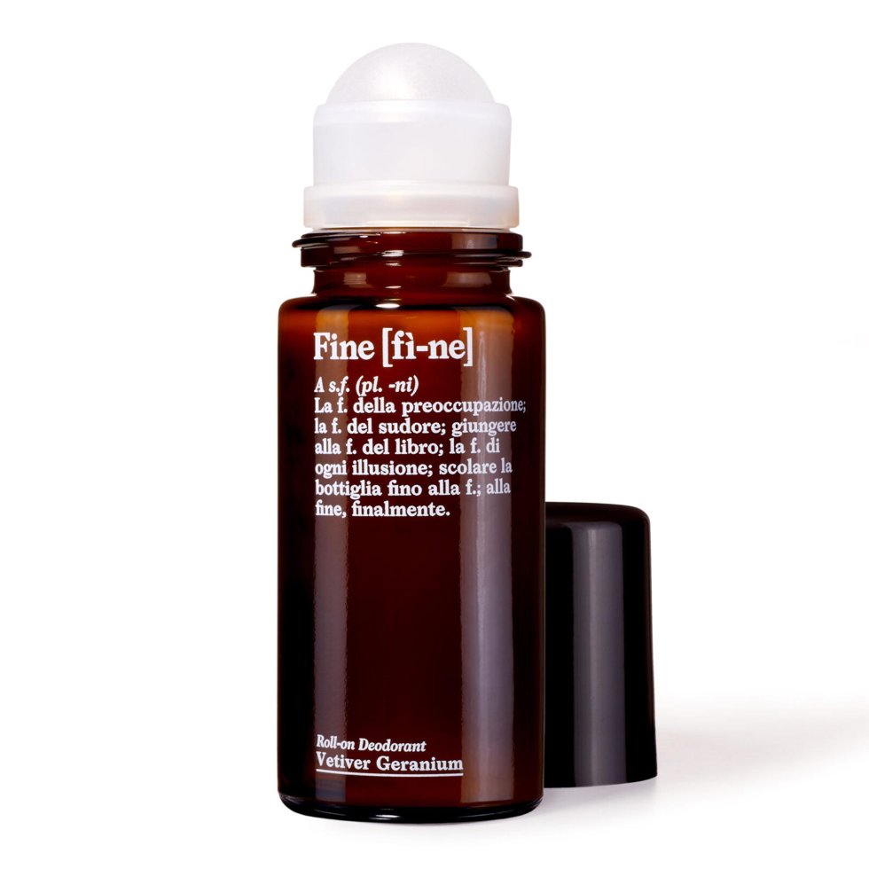 Fine Cosmetic Vetiver Geranium Deodorant Roll-On
