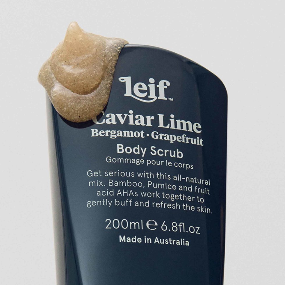 Leif Caviar Lime Body Scrub